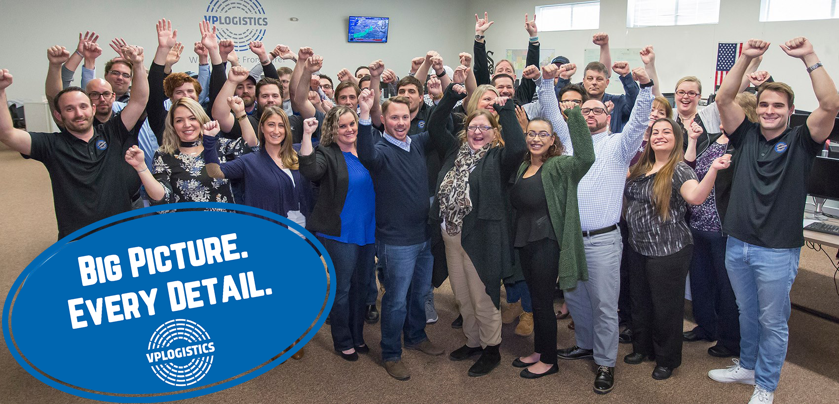 Our Trucking Awesome team Your 3PL, Third Party Logistics team. On the road to success with you!